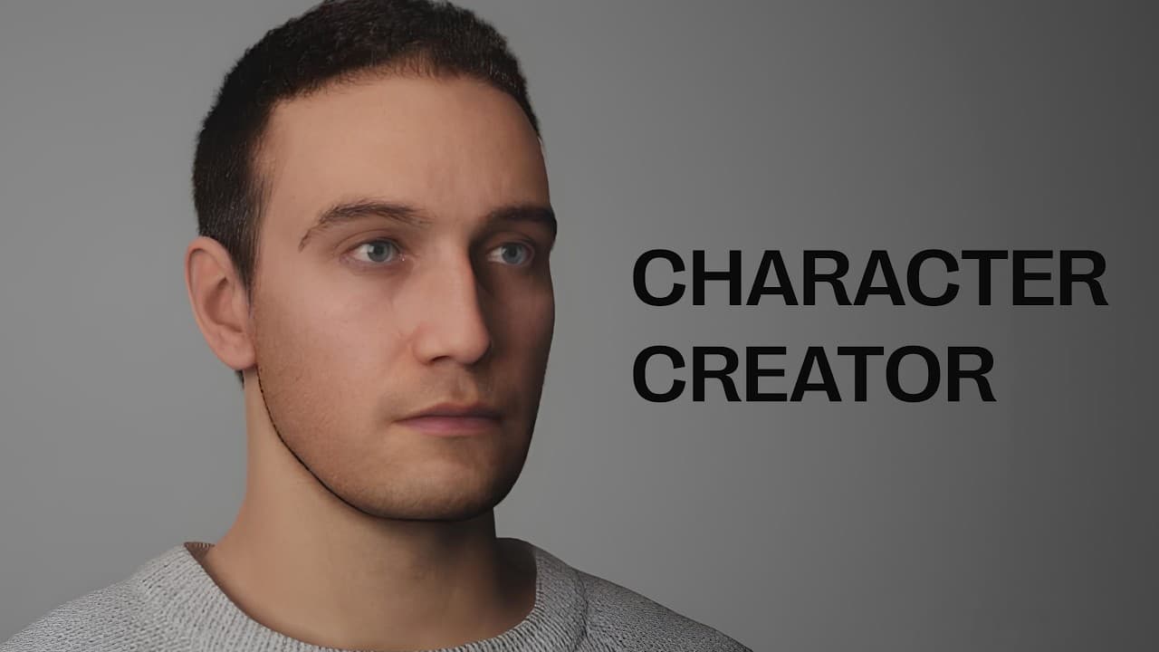Walkthrough showing live blendshape sliders, hair groom selection, and color shaders in motion