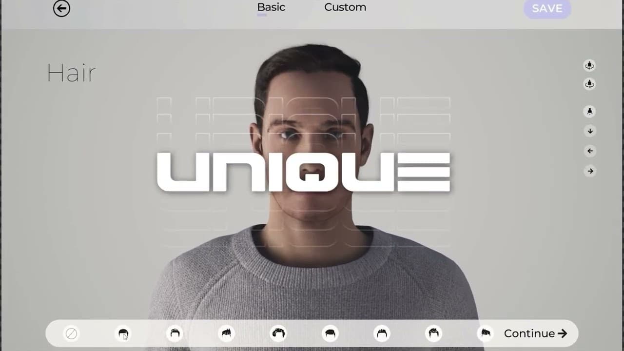 Character Creator System trailer (Exarta YouTube channel)